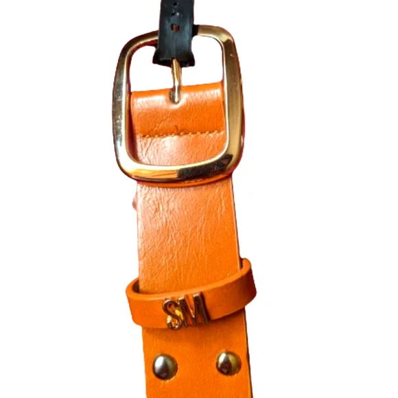 Steve Madden Studded Faux Leather Belt - Picture 3 of 6